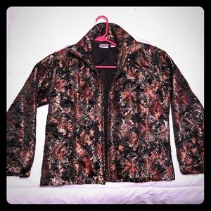 COPY - 🥀Asian Inspired Print Quilted Jacket🎋